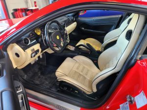 Ferrari 599 F1 automatic transmission prior to manually shifted gated 6 speed conversion