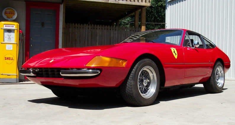 Ferrari Daytona after rust autobody and paint correction