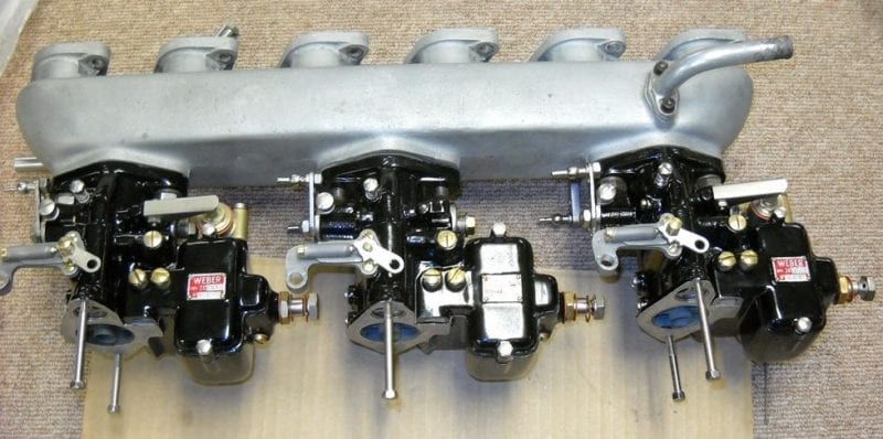 rebuilt vintage Maserati A615003c carburetors