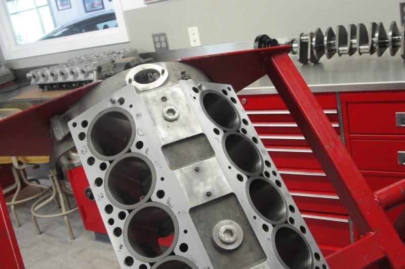 vintage Ferrari engine 365GTC rebuild