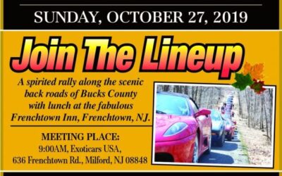 2019 Fall Foliage Rally and Luncheon